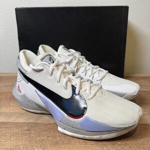 Nike Zoom Freak 2 White/White-University Red Cement 2020 CK5424 100 Size 10 NEW